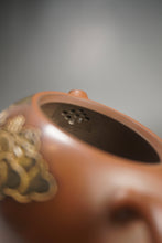 Load image into Gallery viewer, Xishi Nixing Teapot with Carving of Dragon by Ma Wuhong 马武宏雕龙西施坭兴壶 245ml