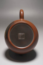 Load image into Gallery viewer, Xishi Nixing Teapot with Carving of Dragon by Ma Wuhong 马武宏雕龙西施坭兴壶 245ml