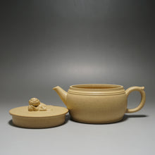 Load image into Gallery viewer, Fully Handmade Benshan Lüni Xiushi Hanwa Teapot by Hu Manshan 全手工胡漫山本山绿泥绣狮汉瓦 250ml