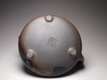 Load image into Gallery viewer, Wood Fired Shipiao Dicaoqing Yixing Teapot with Carvings of Blossoms 柴烧底槽青子冶石瓢带刻绘  260ml
