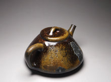 Load image into Gallery viewer, Wood Fired Shipiao Dicaoqing Yixing Teapot with Carvings of Blossoms 柴烧底槽青子冶石瓢带刻绘  260ml