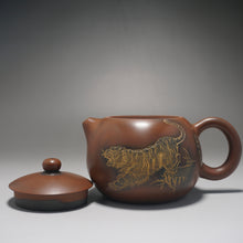Load image into Gallery viewer, Nixing Teapot Year of the Tiger by Ma Wuhong 马武宏生肖浮雕虎 270ml
