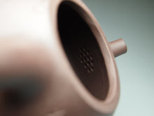 Load image into Gallery viewer, Dicaoqing Ziye Shipiao Yixing Teapot with Carvings 底槽青子冶石瓢带刻绘 270ml