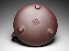 Load image into Gallery viewer, Dicaoqing Ziye Shipiao Yixing Teapot with Carvings 底槽青子冶石瓢带刻绘 270ml