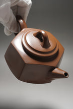 Load image into Gallery viewer, 280ml Hexagon Shipiao Nixing Teapot by Huang Fu Sheng 黄富盛六方坭兴壶