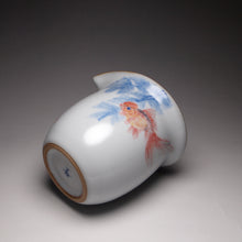 Load image into Gallery viewer, 280ml Hand Painted Goldfish Ruyao Fair Cup 汝窑单鱼公道杯