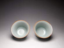 Load image into Gallery viewer, Ruyao Tall Teapot and Teacups Tea Set 汝窑一壶两杯套装