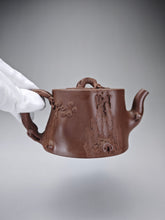 Load image into Gallery viewer, Fully Handmade Zini Pine Stump Yixing Teapot 全手工紫泥松段 280ml