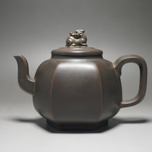 Load image into Gallery viewer, 300ml Tall Hexagon Pixiu Nixing Teapot by Huang Fu Sheng 黄富盛貔貅坭兴壶
