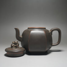 Load image into Gallery viewer, 300ml Tall Hexagon Pixiu Nixing Teapot by Huang Fu Sheng 黄富盛貔貅坭兴壶