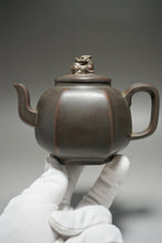Load image into Gallery viewer, 300ml Tall Hexagon Pixiu Nixing Teapot by Huang Fu Sheng 黄富盛貔貅坭兴壶