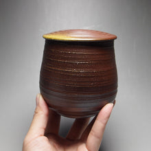 Load image into Gallery viewer, 330ml Wood Fired Nixing Tea Caddy 柴烧坭兴茶叶罐
