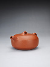 Load image into Gallery viewer, Zhuni Dahongpao Bianshi Yixing Teapot 朱泥大红袍扁石 150ml