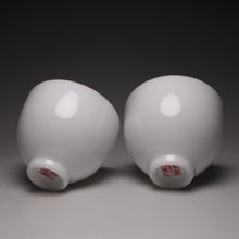 Load image into Gallery viewer, 42ml Tianbaiyou Jingdezhen Porcelain Chicken Egg Teacup 甜白小鸡蛋杯