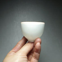 Load image into Gallery viewer, 42ml Tianbaiyou Jingdezhen Porcelain Chicken Egg Teacup 甜白小鸡蛋杯