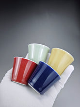 Load image into Gallery viewer, Rainbow Jingdezhen Porcelain Teacup Set of 4 颜色釉清泉杯组
