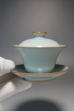Load image into Gallery viewer, Azure ruyao gaiwan for tea