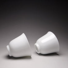 Load image into Gallery viewer, 60ml Flower Goddess Tianbai Jingdezhen Porcelain Teacup 甜白釉中号花神杯