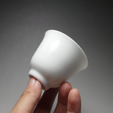 Load image into Gallery viewer, 60ml Flower Goddess Tianbai Jingdezhen Porcelain Teacup 甜白釉中号花神杯