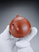 Load image into Gallery viewer, Fully Handmade Zhuni Dragon Egg Teapot by YuBo 余波极品朱泥龙蛋壶 150ml