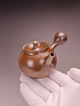 Load image into Gallery viewer, Wood Fired Side Handle Nixing Teapot by Li Wenxin 李文新柴烧坭兴侧把壶 120ml