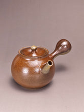 Load image into Gallery viewer, Wood Fired Side Handle Nixing Teapot by Li Wenxin 李文新柴烧坭兴侧把壶 120ml