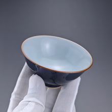 Load image into Gallery viewer, 75ml Jilan Blue Ruyao Teacup 汝窑霁蓝品茗杯