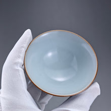 Load image into Gallery viewer, 75ml Jilan Blue Ruyao Teacup 汝窑霁蓝品茗杯