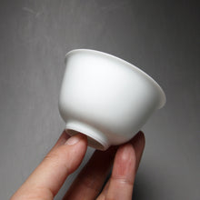Load image into Gallery viewer, 75ml Tianbaiyou Jingdezhen Porcelain Yashou Teacup 甜白压手杯