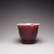 Load image into Gallery viewer, 75ml Langhong Porcelain Petal Teacup 郎红花瓣杯