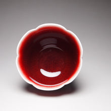 Load image into Gallery viewer, 75ml Langhong Porcelain Petal Teacup 郎红花瓣杯