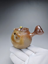 Load image into Gallery viewer, Wood Fired Tall Side Handle Nixing Teapot by Li Wenxin 李文新柴烧坭兴高侧把壶 115ml