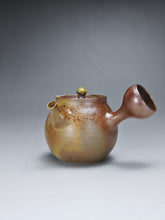 Load image into Gallery viewer, Wood Fired Tall Side Handle Nixing Teapot by Li Wenxin 李文新柴烧坭兴高侧把壶 115ml