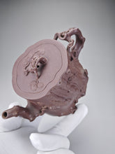 Load image into Gallery viewer, Fully Handmade Dicaoqing Pine Bamboo and Plum Blossom Teapot 全手工底槽清松竹梅树桩 365ml