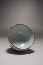Load image into Gallery viewer, 80ml Moon White Ruyao Shangshan Teacup 月白汝窑上善杯