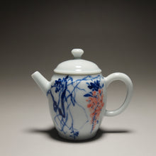 Load image into Gallery viewer, 80ml Fully handmade Qinghua Gaoshi Teapot by Master Kuangshi 艺品青花小高仕壶