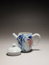 Load image into Gallery viewer, 80ml Fully handmade Qinghua Gaoshi Teapot by Master Kuangshi 艺品青花小高仕壶