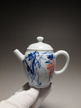Load image into Gallery viewer, 80ml Fully handmade Qinghua Gaoshi Teapot by Master Kuangshi 艺品青花小高仕壶