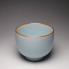 Load image into Gallery viewer, 80ml Straight Wall Royal Jade Ruyao Teacup 汝窑御青直立杯