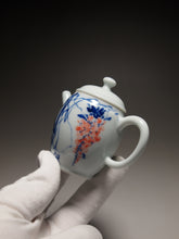Load image into Gallery viewer, 80ml Fully handmade Qinghua Gaoshi Teapot by Master Kuangshi 艺品青花小高仕壶