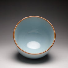Load image into Gallery viewer, 80ml Straight Wall Royal Jade Ruyao Teacup 汝窑御青直立杯