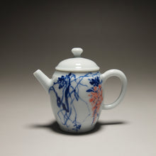 Load image into Gallery viewer, 80ml Fully handmade Qinghua Gaoshi Teapot by Master Kuangshi 艺品青花小高仕壶