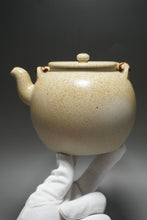 Load image into Gallery viewer, Wood Fired Baiyuduan Yixing Clay Kettle Light 白玉段柴烧烧水壶 (浅)820ml