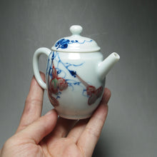 Load image into Gallery viewer, Qinghua Youlihong Gourd Motif Jingdezhen Porcelain Teapot 青花釉里红高仕壶(葫芦) 85ml