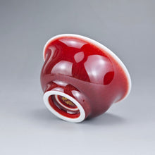 Load image into Gallery viewer, 85ml Langhong Porcelain Yashou Teacup 郎红小压手杯