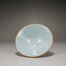 Load image into Gallery viewer, 85ml Azure Ruyao Douli Teacup 御青斗笠杯