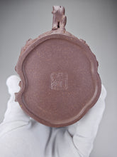 Load image into Gallery viewer, Fully Handmade Dicaoqing Pine Bamboo and Plum Blossom Teapot 全手工底槽清松竹梅树桩 365ml