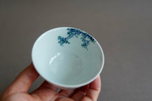 Load image into Gallery viewer, 120ml Qinghua Fanggu Jingdezhen Porcelain Teacups Set of Two