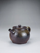 Load image into Gallery viewer, Wood Fired Elegant Nixing Teapot by Li Wenxin 李文新柴烧扁壶 90ml
