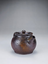 Load image into Gallery viewer, Wood Fired Elegant Nixing Teapot by Li Wenxin 李文新柴烧扁壶 90ml